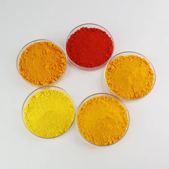 Coating/Paint/Plastic/Rubber/Ink Middle Chrome Yellow Pigment 